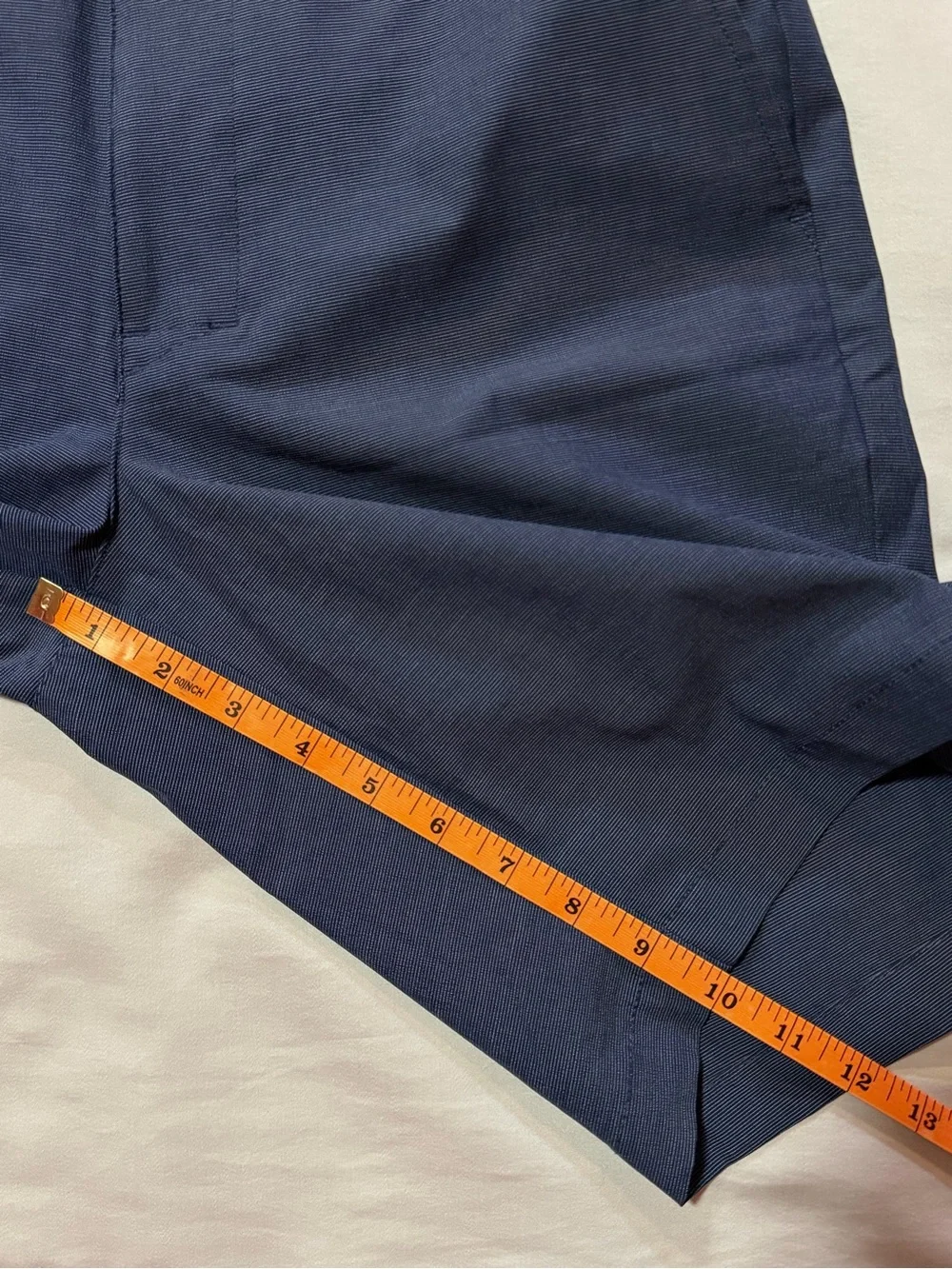 Banana Republic Men's Comfort Stretch Flat-Front Shorts Navy Blue Size 30 Golf